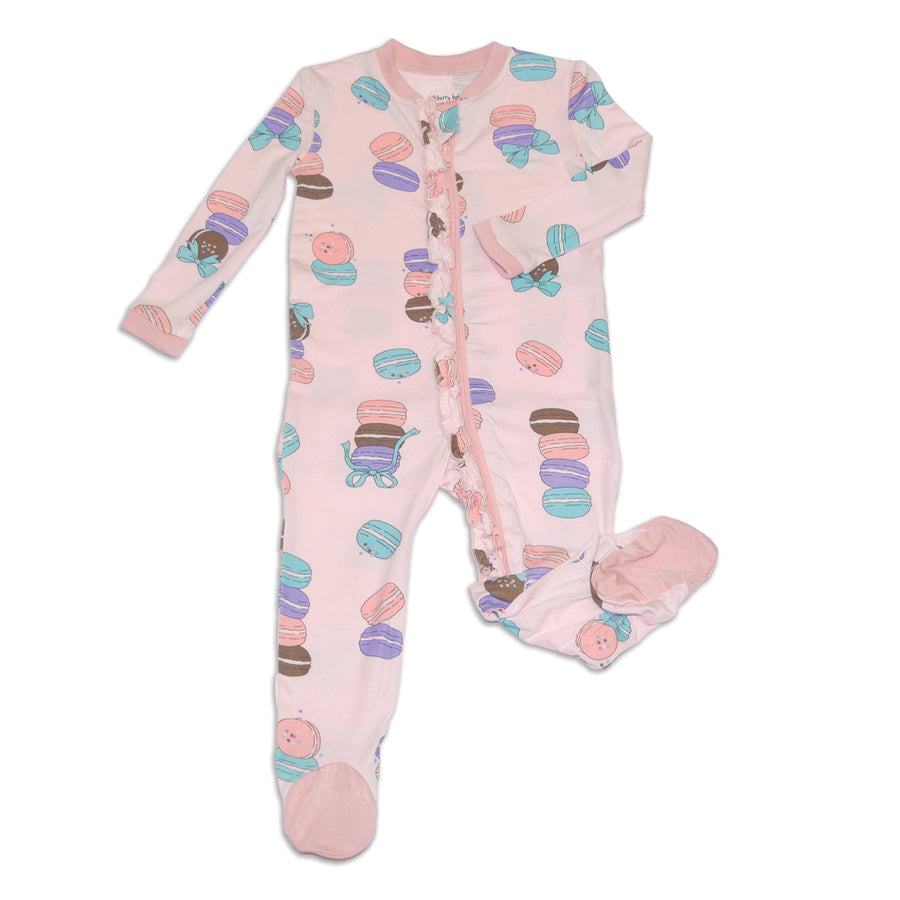 Bamboo Ruffle Footie Sleeper
