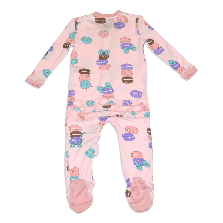 Bamboo Ruffle Footie Sleeper