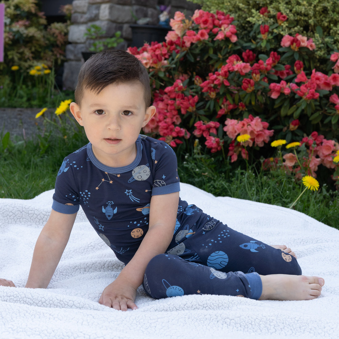 Bamboo Short Sleeve 2 pc Pajama Set