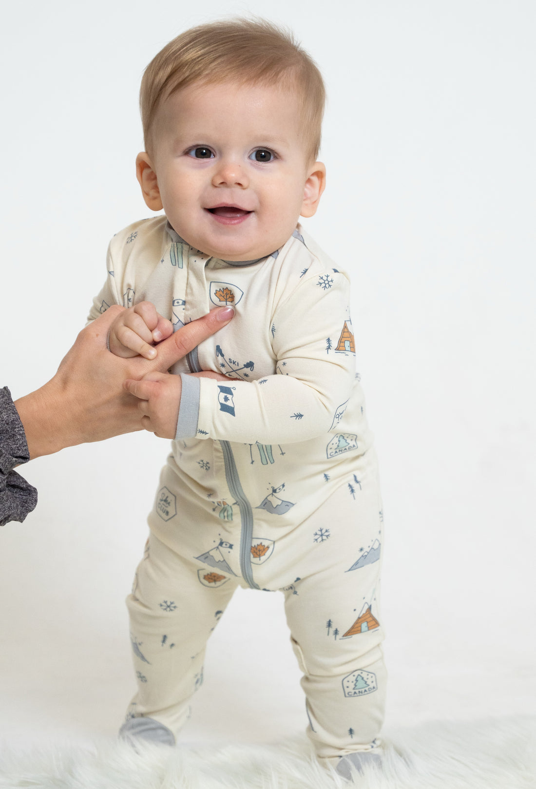 Bamboo Footie Sleeper with Two Way Zipper