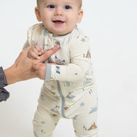Bamboo Footie Sleeper with Two Way Zipper