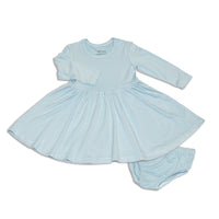 Bamboo Long Sleeve Flare Dress
