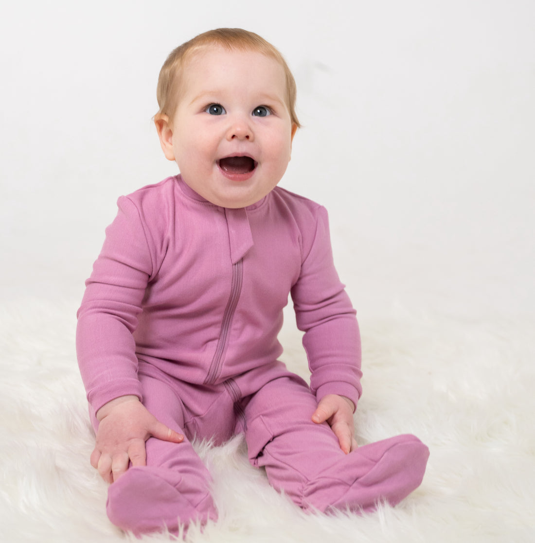 Bamboo Fleece Footie with 2 Way Zipper