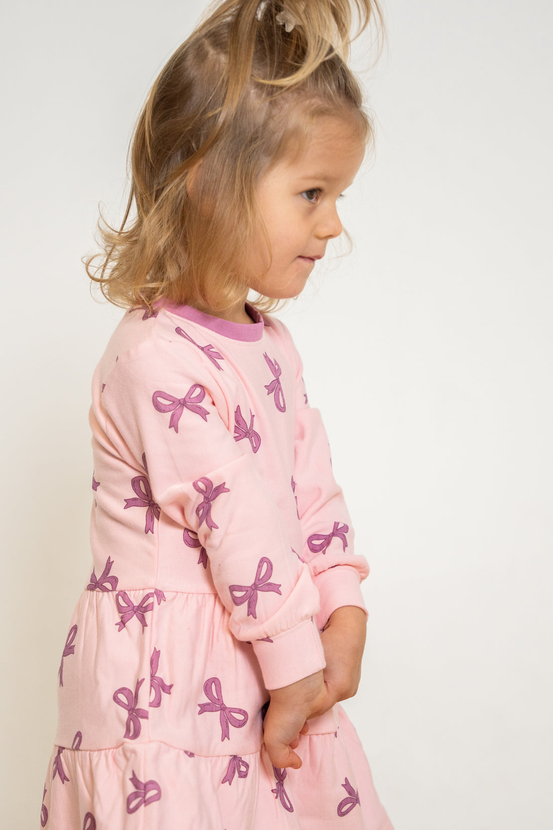 Bamboo Fleece Tiered Dress