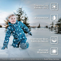 Kids Waterproof Snowsuit