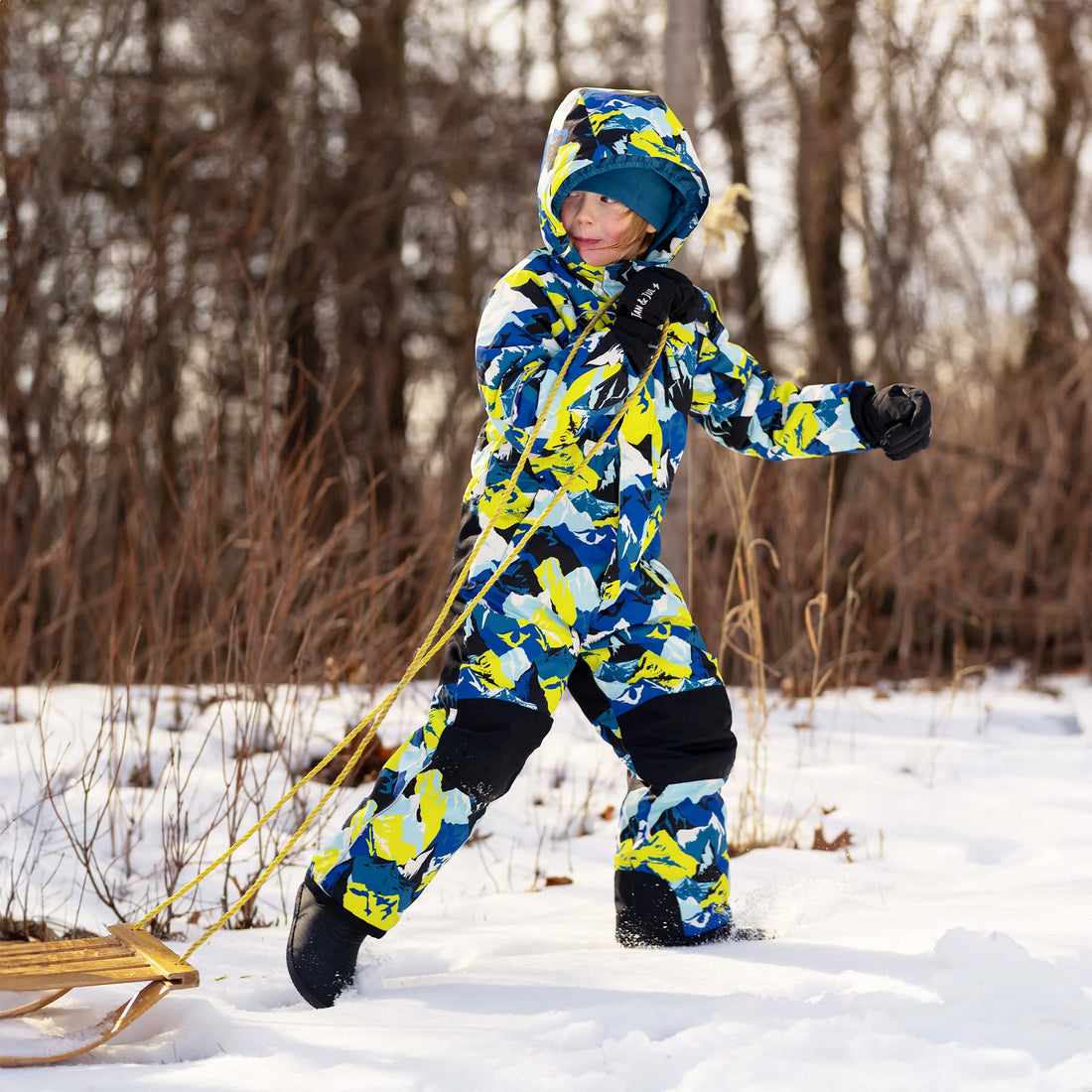 Kids Waterproof Snowsuit