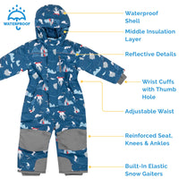 Kids Waterproof Snowsuit