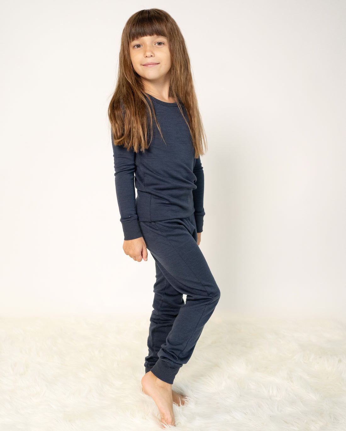 Bamboo Wool Long Sleeve Pajama Set