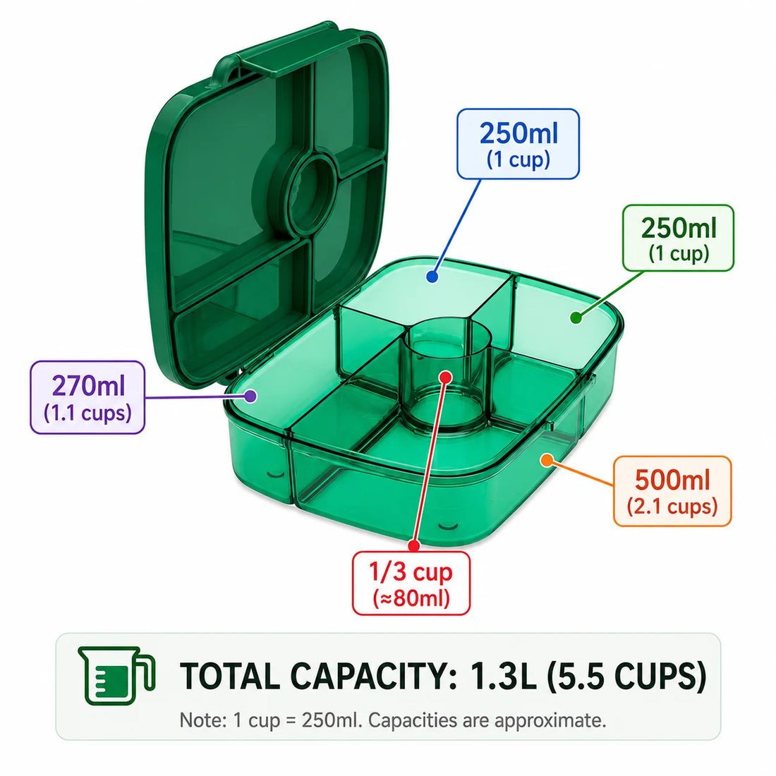Go Leakproof Bento Lunch Box