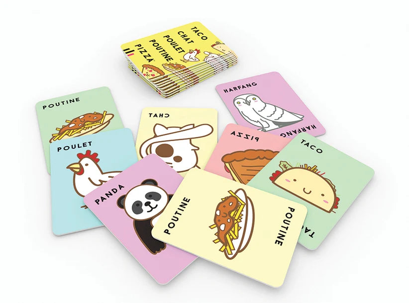 Taco Chat Poulet Poutine Pizza Game : French Edition