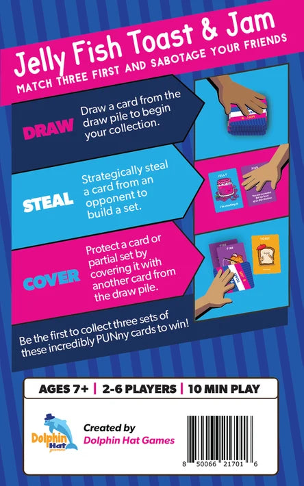 Jelly Fish Toast & Jam Card Game