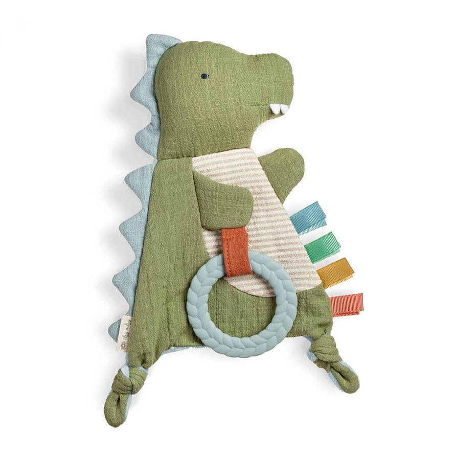 Bitzy Crinkle Lovey Sensory Teether Toy