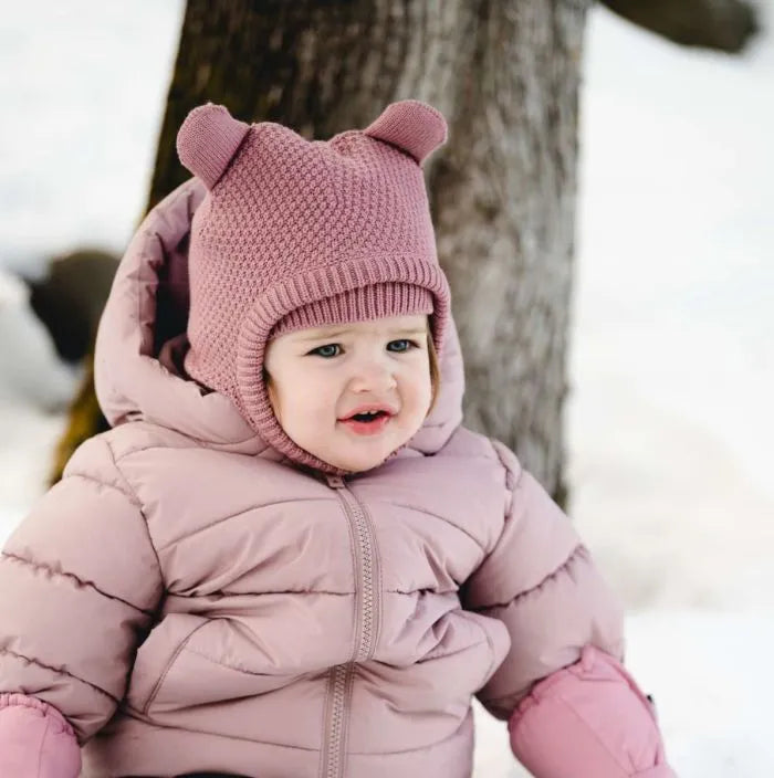 Knit Balaclava with Bear Ears