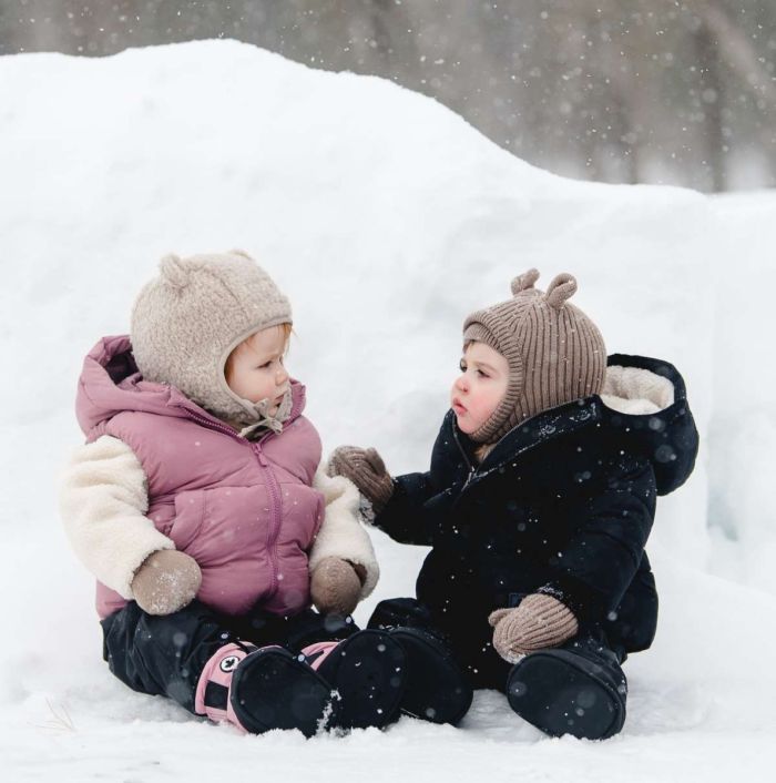 Knit Teddy Bear Hat