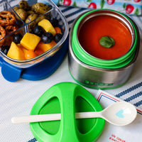 Compact Leakproof Snack Bowl with 3 Compartments