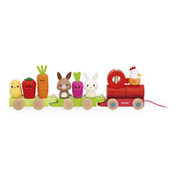 Wooden Farm Train