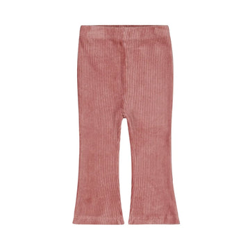 Girls Flared Trousers Ribbed Corduroy