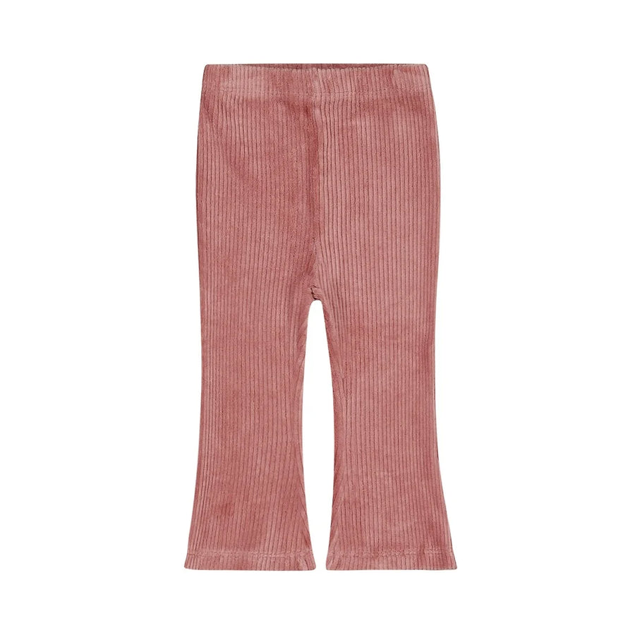 Girls Flared Trousers Ribbed Corduroy