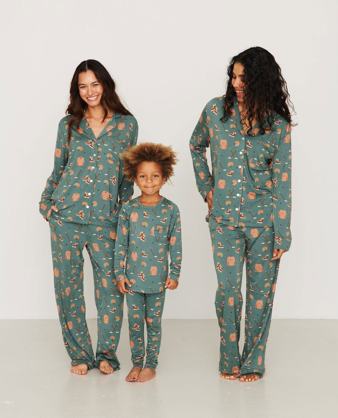 Ladies Collared Pajama Set