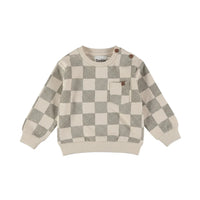Boys' Checkered Sweater
