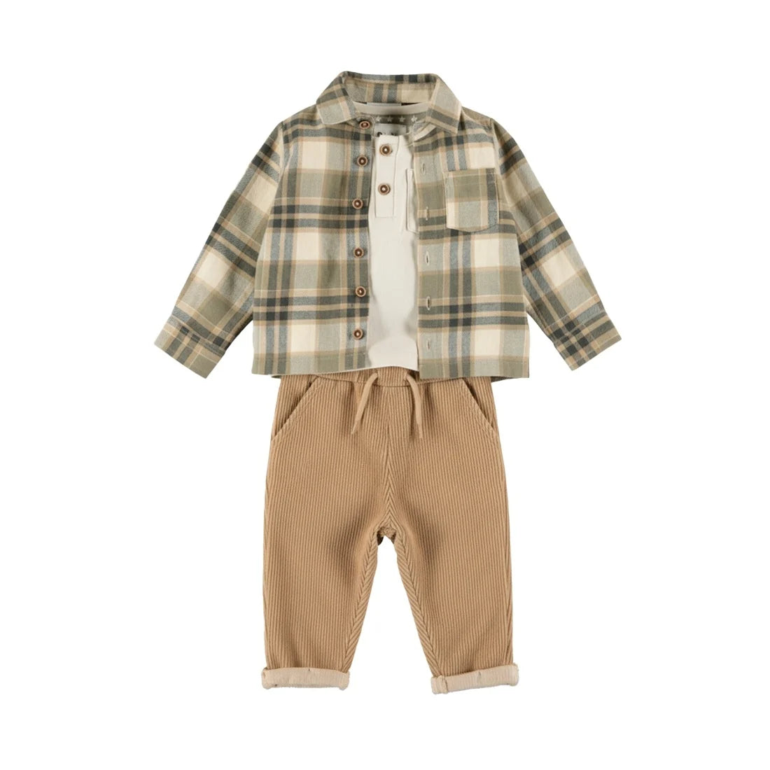 Boys' 3 Piece Button Up Set