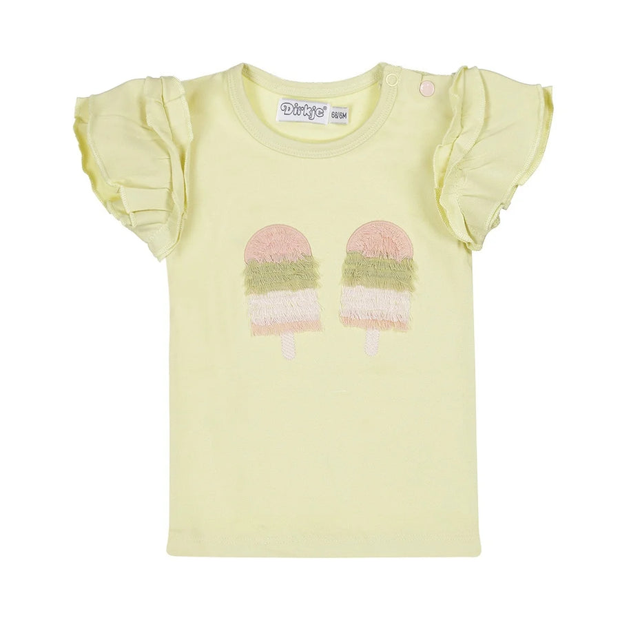 Baby Ruffle Ice Cream Shirt