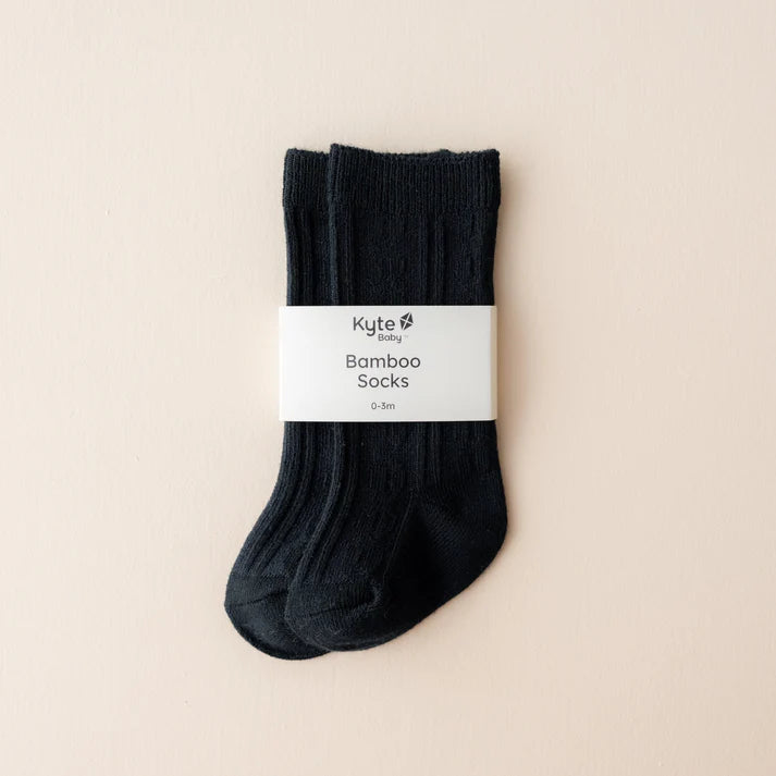Bamboo Cable Knit Knee High Socks