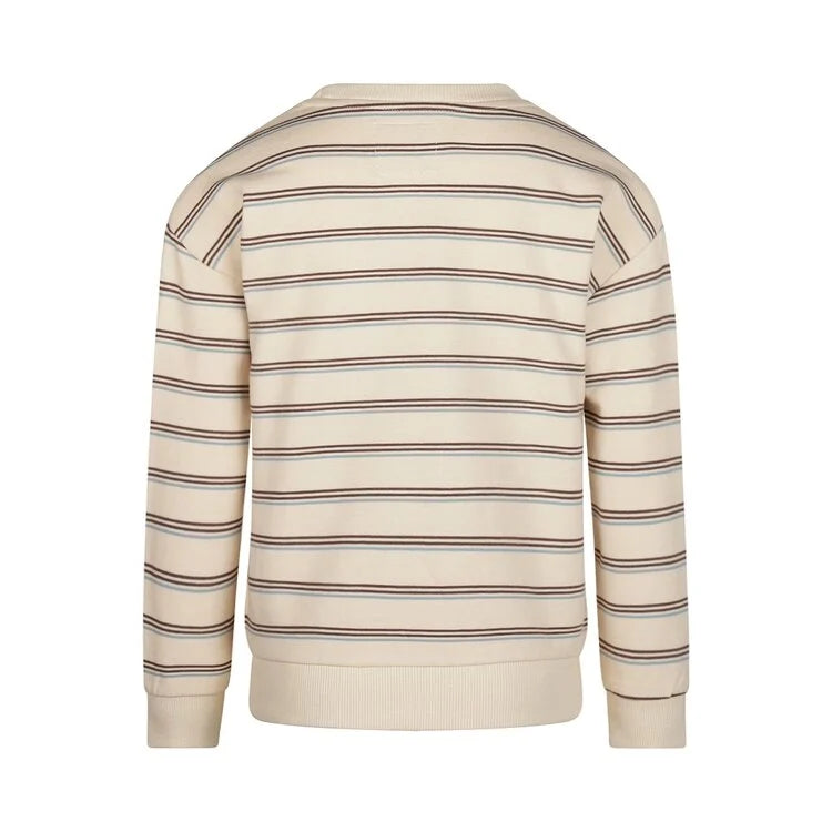 Boys Striped Crewneck Sweater