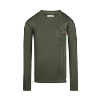 Boys Long Sleeve Green Shirt