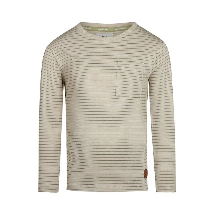 Boys Long Sleeve Striped Shirt