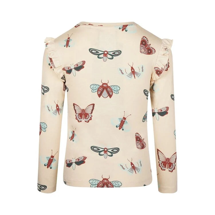 Girls Longsleeve Butterfly Shirt