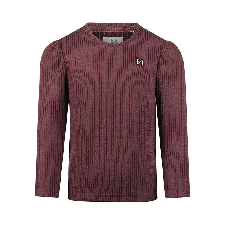 Girls' Long Sleeve Ribbed Top