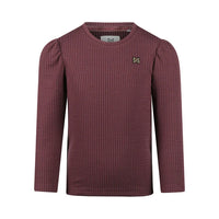 Girls' Long Sleeve Ribbed Top