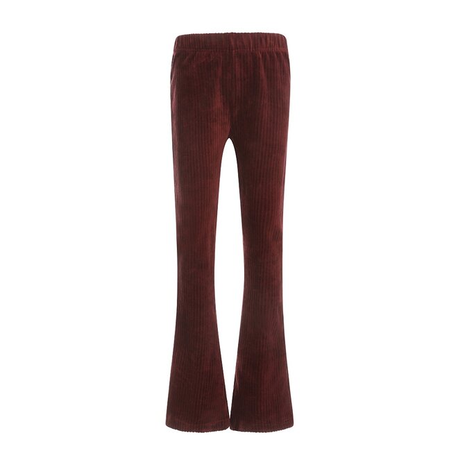 Burgundy Flared Leggings