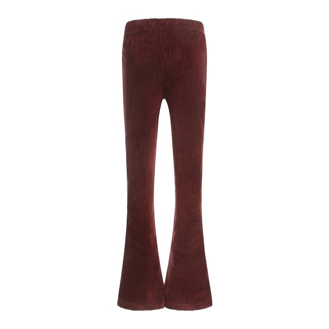 Burgundy Flared Leggings