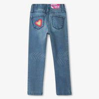 Girls Pretty Patches Stretch Denim Jeans