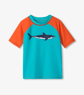 Short Sleeve Shark Rashguard