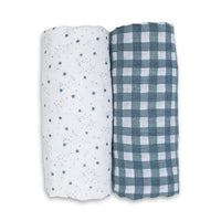 Cotton Muslin Swaddle Blankets - 2 pack