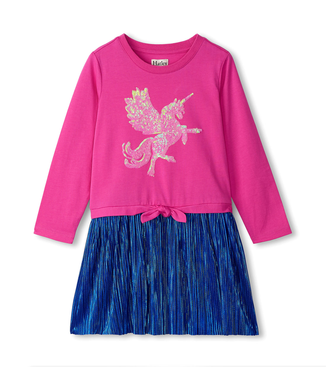 Girls Sequin Pegasus Unicorn Novelty Skirt Dress