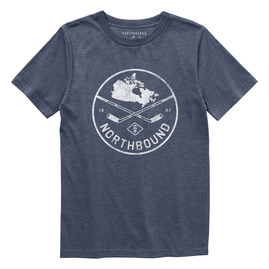 Kids Hockey Division Navy T-Shirt