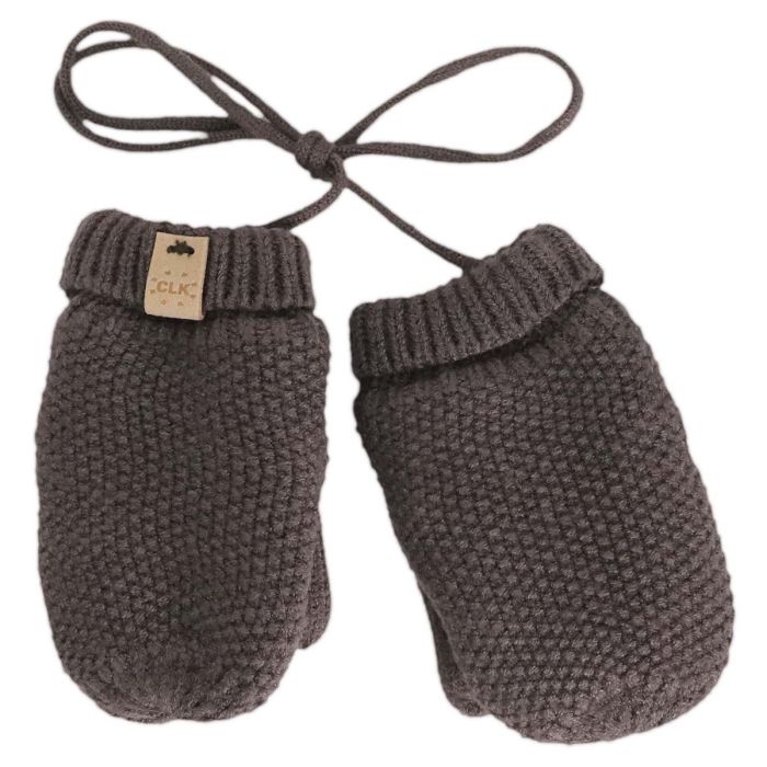 Soft Touch Knit Mitten with Cord