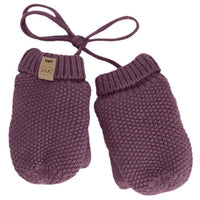 Soft Touch Knit Mitten with Cord