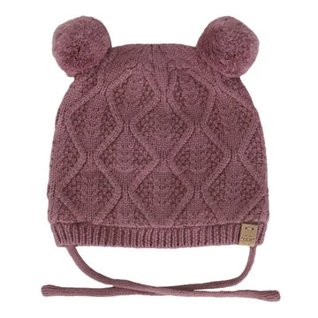 Knit Two Pom Pom Hat