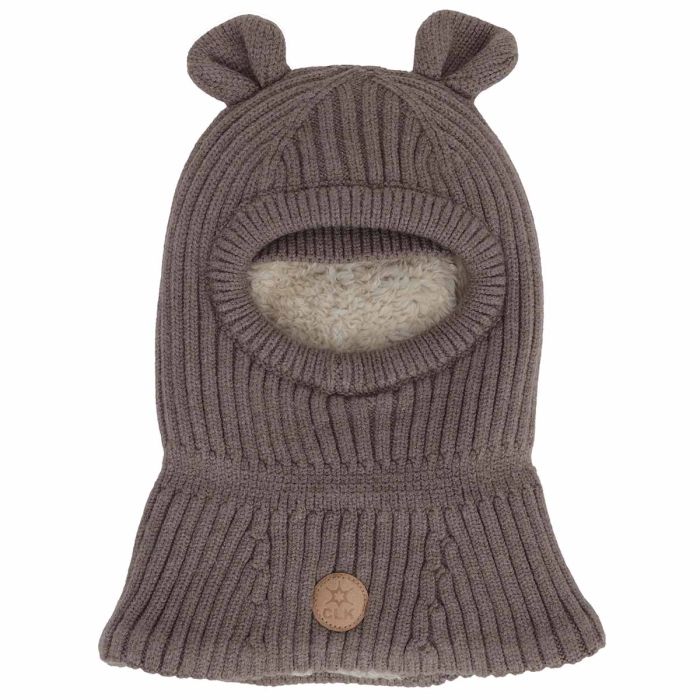 Knit Balaclava with Bear Ears