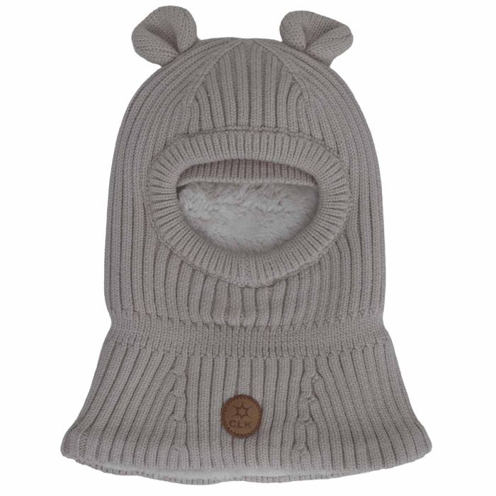Knit Balaclava with Bear Ears