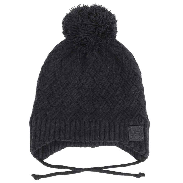 Windproof Knit Pom Hat