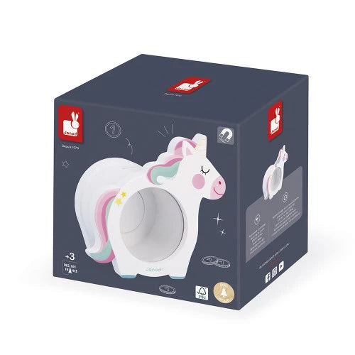 Wooden Unicorn Money Box
