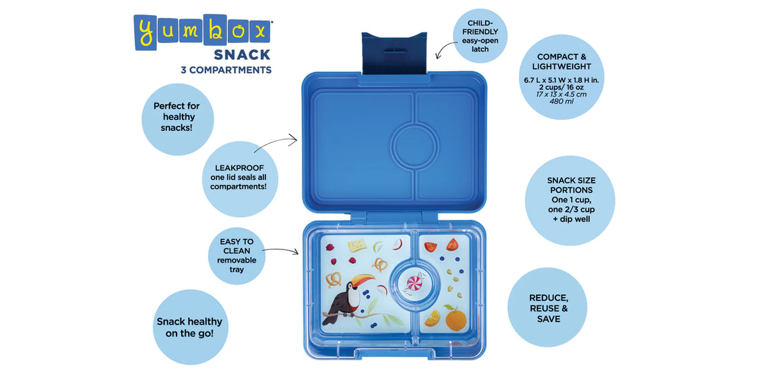 Yumbox Snack - 3 Compartment Bento