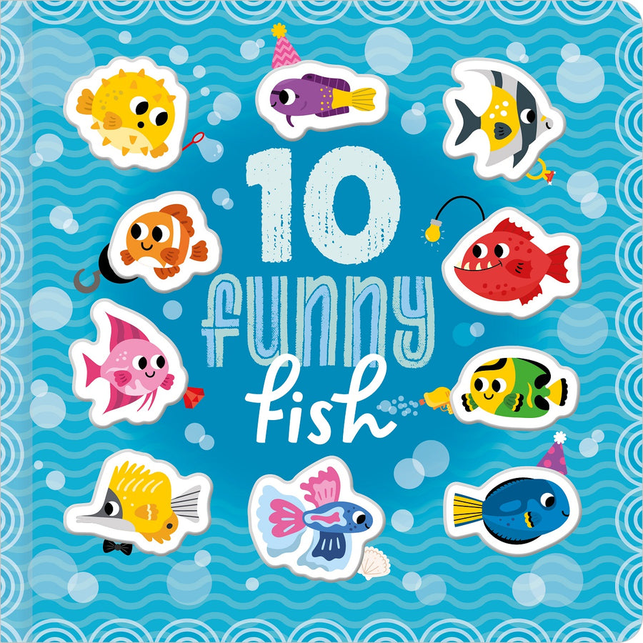 10 Funny Fish Board Book