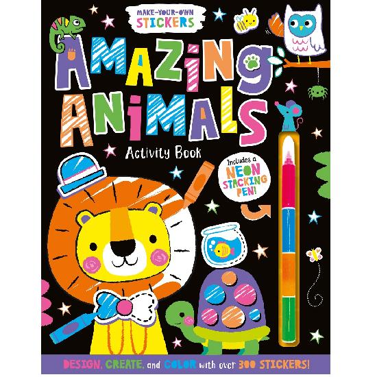 Amazing Animals Make Your Own Stickers Activity Book